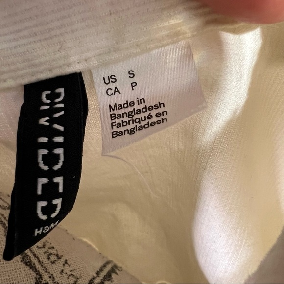 H&M S Corduroy Oversized Shacket Shirt Jacket - Picture 2 of 5